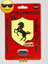 Super Charged Male Herbal Enhancement Supplement (5 Pills) + 3 Free Samples