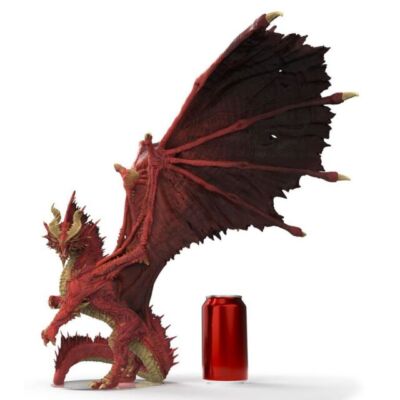 D&D Icons of the Realms: Balagos, Ancient Red Dragon New in Box