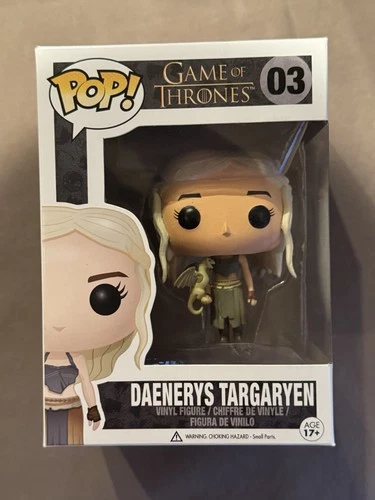 Funko Pop! Vinyl: Game of Thrones - Daenerys (White/Gold Dragon) #03