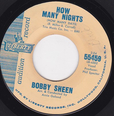 Bobby Sheen - How Many Nights (How Many Days) / How Can We Ever Be Together (...