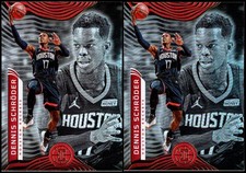 Dennis Schroder Houston Rockets (2) Card Lot - A REAL GEM – MAKE EVERY DAY SP...