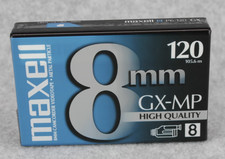 NEW Maxell 8MM Camcorder Videotape GX-MP High Quality 120 Sealed FREE SHIP