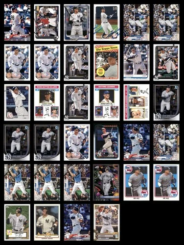 Aaron Judge Lot 34 Baseball Cards 2021 Topps New York Yankees Collection MLB Set