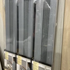 ALLEN + ROTH 29" X 72" Gray Blackout Cordless Motorized Cellular Shade - NEW!