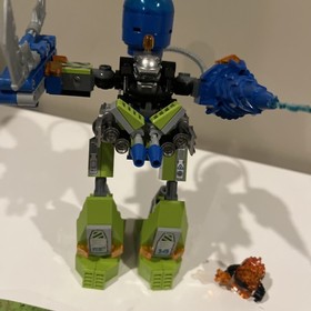 LEGO Power Miners Magma Mech 8189 Complete Set with Minifigures, Manual