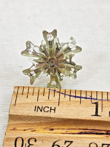 Handmade Christmas Snowflake Earrings and Brooch Set - Picture 6 of 7