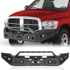 Off-road Front Bumper W Winch Plate Light Fit 2006 2007 2008 Dodge Ram 1500 Off-road Front Bumper W Winch Plate Light Fit 2006 2007 2008 Dodge Ram 1500