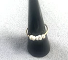 Woman White Stone Ring Size 7 #021726A