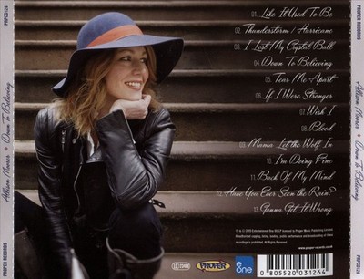 ALLISON MOORER - DOWN TO BELIEVING NEW CD
