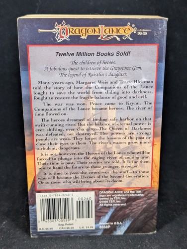 Vintage Lot of 5 DragonLance Fantasy Novel Books Mixed Sagas Paperback - Picture 12 of 21