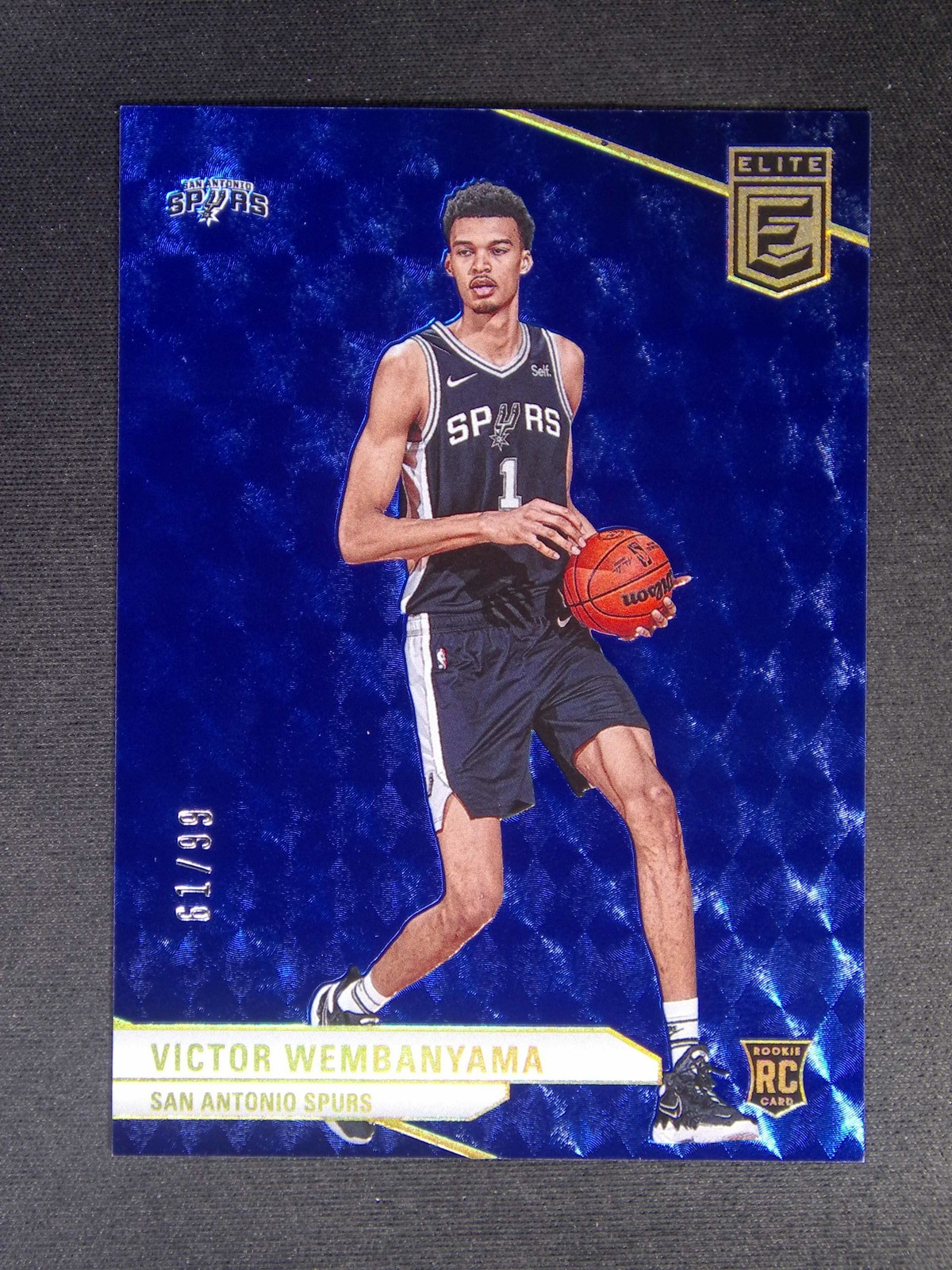 2023-24 Panini Donruss Elite Victor Wembanyama #231 RC Rookie Blue /99