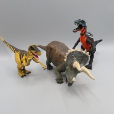 Lot of Safari Chap Dinosaurs Jurassic Suchomimus Deinonychus Raptor Triceratops