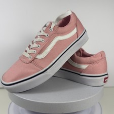 Vans Old Skool Shoes Womens Size 5 Pink Excellent Canvas Low Top Skate Sneakers