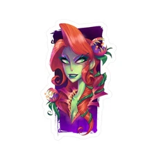 poison ivy Vinyl Decals - Whimsical Artistic Stickers