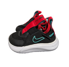 Nike Flex Plus Sneakers Baby Toddler 3C Black Slip On Shoe Athletic Lightweight