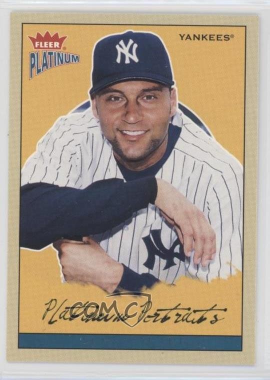 2004 Fleer Platinum Portraits Derek Jeter #6PP HOF g2x
