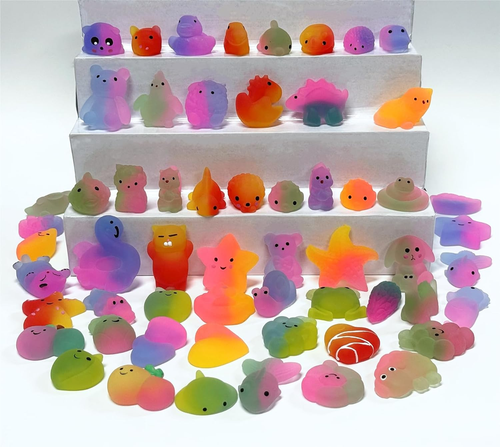 Gradient Color Series Mochi Squishy Stress Relief Toy,Sensory Toys,Kid Birthday - Picture 4 of 6