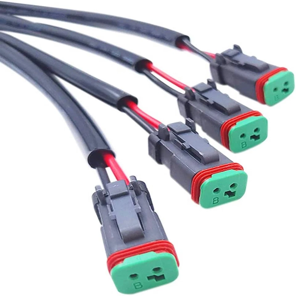 Y Shape Dt Wire Harness Splitter Adopt Corrugated Tube Stable Durable 50cm - Image 4 of 4