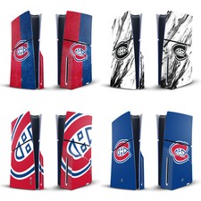 OFFICIAL NHL MONTREAL CANADIENS VINYL SKIN DECAL FOR SONY PS5 SLIM DISC CONSOLE