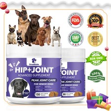 Glucosamine for Dogs Hip and Joint Supplement 90/150 Mobility Chews for Dogs