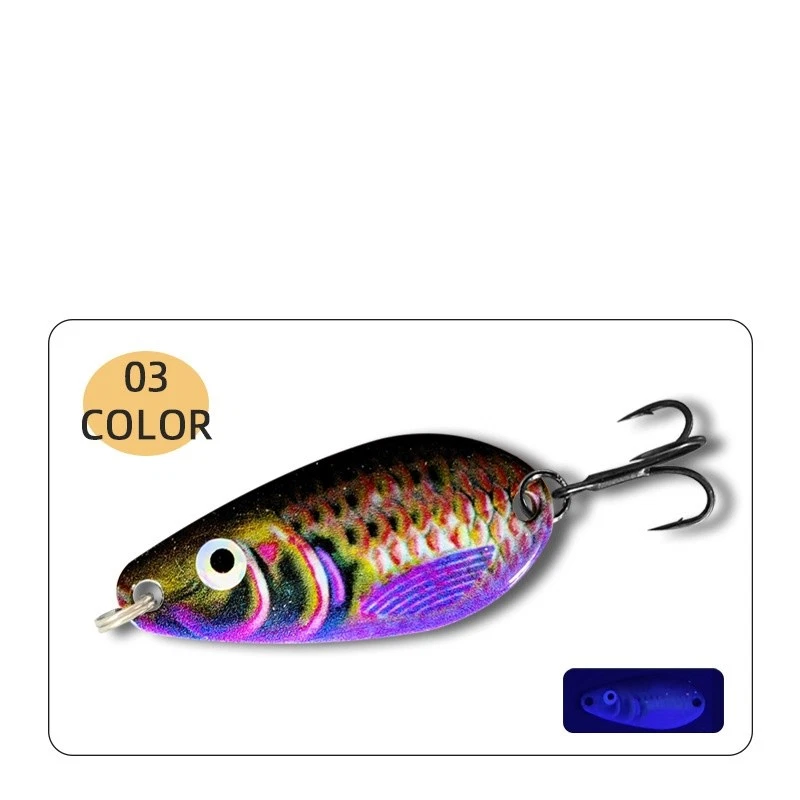 1 PIEZA Señuelos Cuchara - Lucioperca Lucioperca Salmón Lubina Depredador Aparejos de Pesca Foto 4 de 4