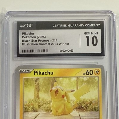 2025 😺 Pikachu 214 Black Star Promo Illustration Contest 2024