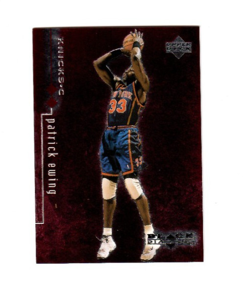 Patrick Ewing 1998-99 Black Diamond "Double Diamond" card #61 (S/N 1855/3000)