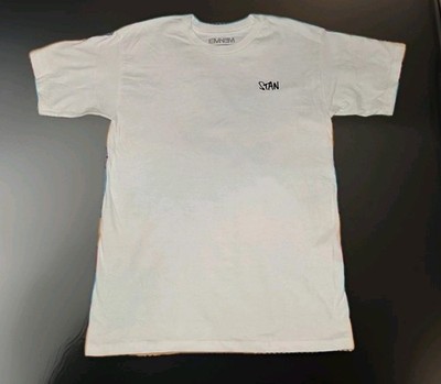 New 2017 Eminem Stan Capsule Volume 1 White Shirt Vintage Detroit Rap Movie Tee