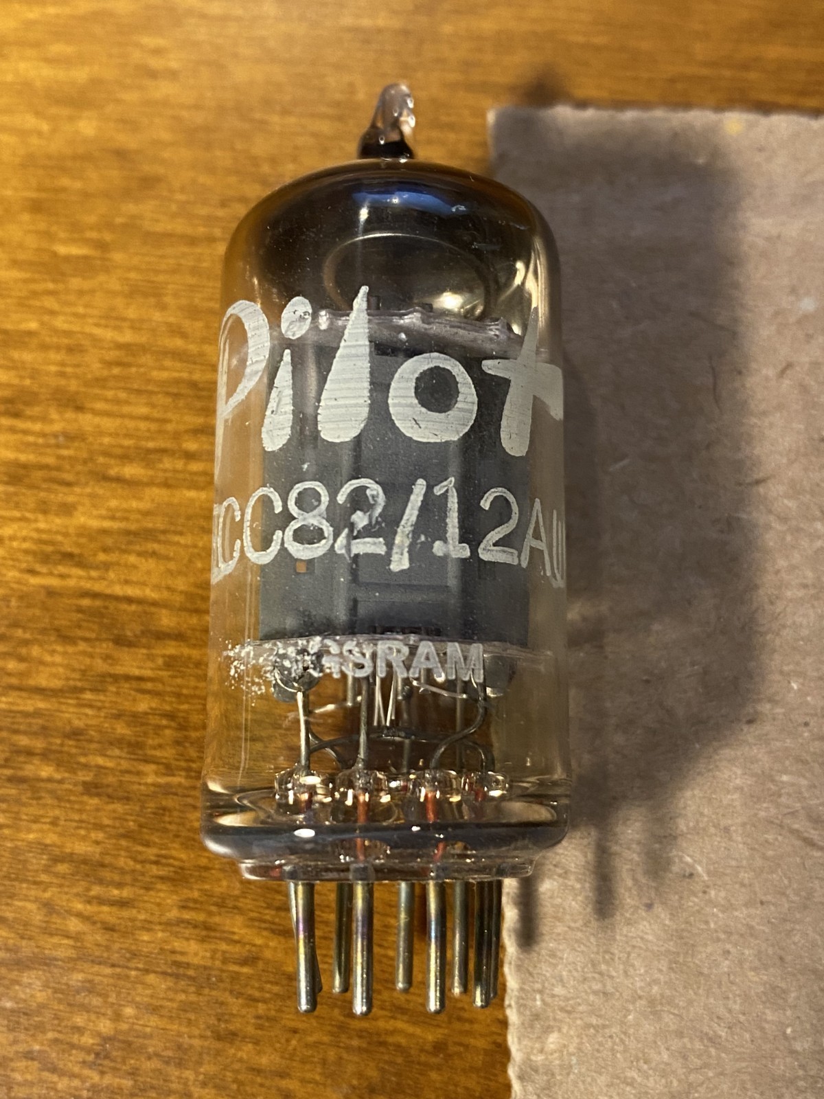 B97 Pilot by tungsram long grey plate 12AU7 Vacuum Tube