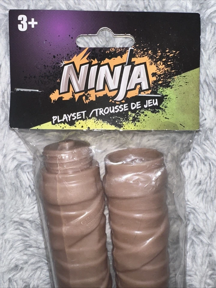 Ninja Nunchaku Japonés Karate Kung Fu Maestro Niños Disfraz Arma Nunchucks Duro Foto 4 de 4