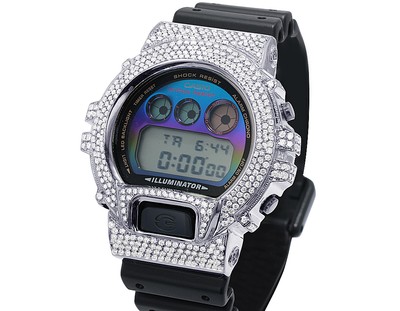 CASIO G-SHOCK DW-6900 ダイヤモンド風加飾 純正ベゼル付き CASIO G-SHOCK DW-6900 ダイヤモンド風加飾 純正ベゼル付き CASIO G
