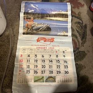1965 Adler Brau  calander Unused