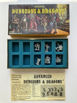 Grenadier Specialists Miniatures Figurines   6 of 10   #2006 D&D ADD   Vtg 1980