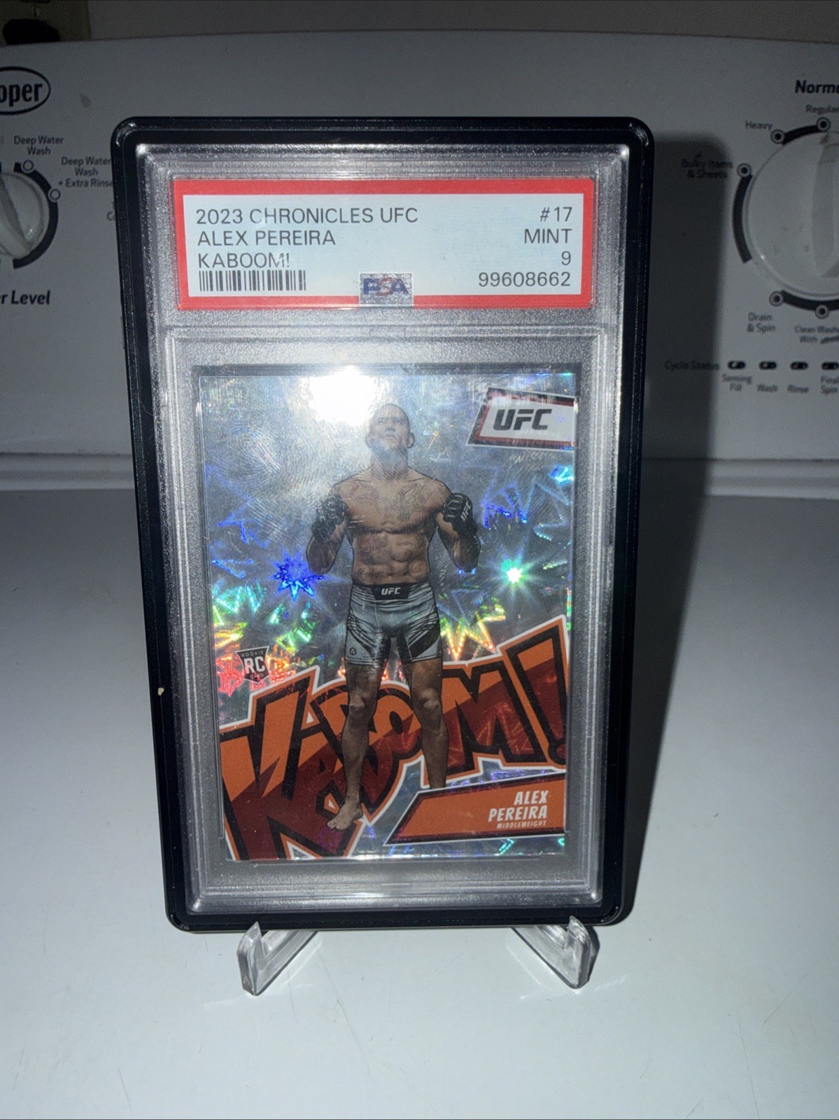 2023 UFC Panini Chronicles KABOOM -CASE HIT- SSP- Alex Pereira