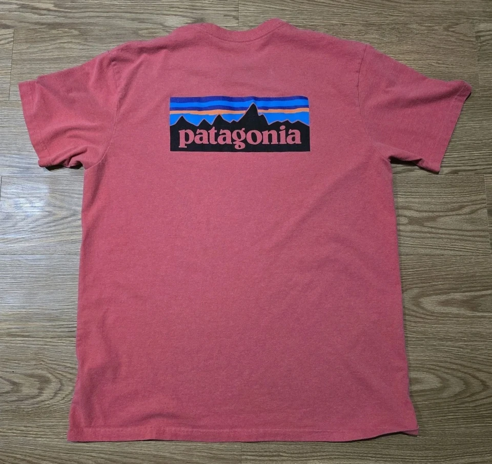 Camiseta Patagonia Doble Cara Logo Gráfico Talla XL Foto 3 de 4