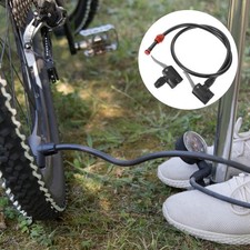 Bike Inflator Hose Inflator Connecting Pipe Reusable Bicycle Infaltor Hose