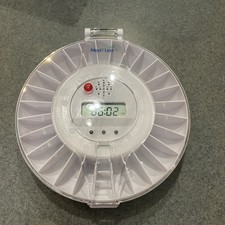 Med-E-Lert Dispenser Pillole Automatico Timer Allarme Blocco Organizzatore Medicina