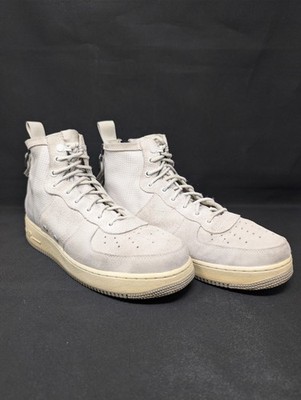 (US 10) Nike SF Air Force 1 Mid Vast Gray Men's Shoes AJ9502-001 V02 Suede