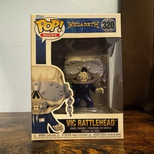Funko Pop! Rocks Megadeth Vic Rattlehead Vinyl Figure #320 2022 Vinyl 65772