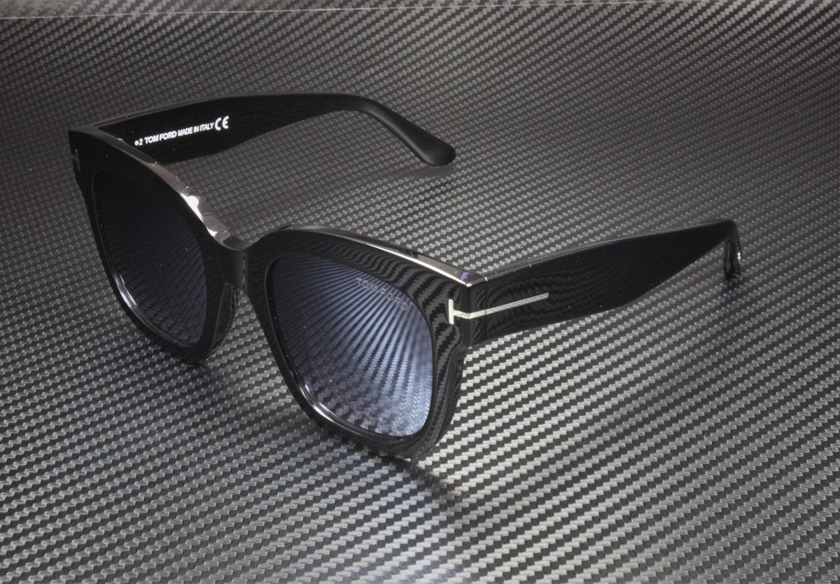 Tom Ford Sunglasses 0613 Beatrix 01C Shiny Black Smoke Grey