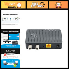 MoCA 2.5 Adapter - High-Speed Ethernet Over Coax - Requires 2nd Adapter - 1 Gbps