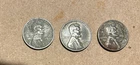 Lot of 3 1943 / 1943 D Lincoln Steel Wheat Cent Penny