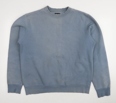 Schott Herren Pullover Sweatshirt Blau L