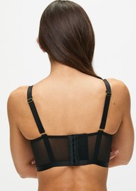 Ann Summers Unmistakable Corset Size 16 B/C Black RRP &pound;35