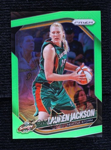 2025 Panini Prizm WNBA Lime Green Prizm 72/225 Lauren Jackson #91