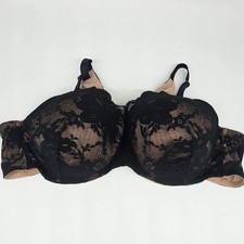 Torrid Curve Black and Tan Lace Bra