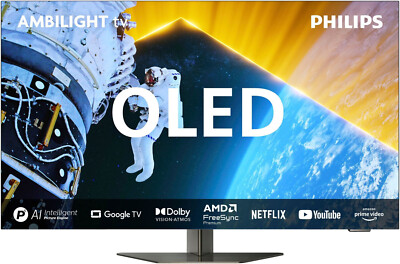 Philips 55OLED809/12 OLED 55 Zoll Google TV HDR Quad Core Wide Color Gamut