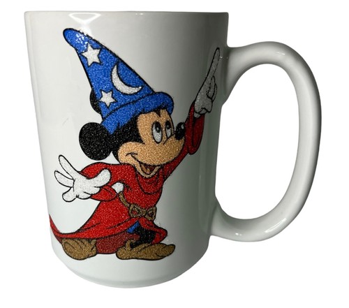 Tazza tazza scintillante Topolino Fantasia stregone mago Disney World - Foto 3 di 7