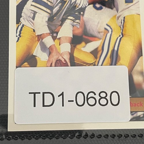 1992 Courtside #6 Matt Veatch San Jose State Spartans Football Card - Picture 4 of 4