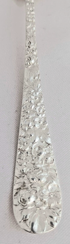 Stieff Rose by Stieff Fish Fork Pierced 6 1/4" - Picture 3 of 4